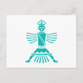 Carte Postale couteau turquoise (Devant)