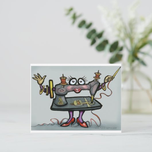 Carte Postale Couture (Debout devant)
