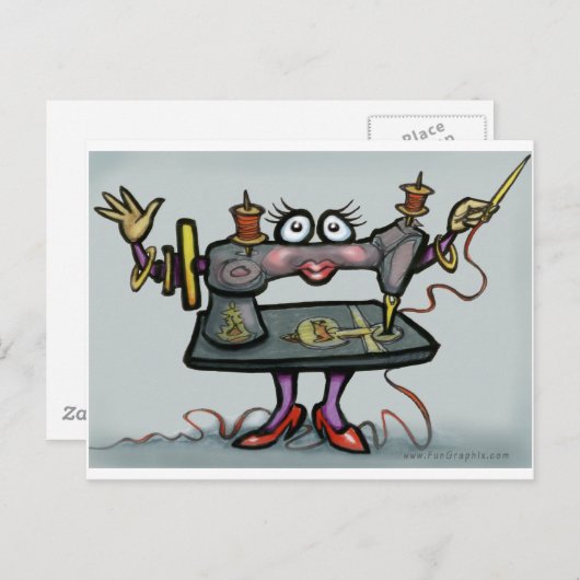 Carte Postale Couture (Devant / Derrière)