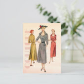 Carte Postale Couture (Debout devant)