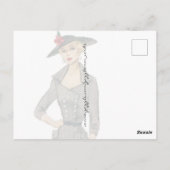 Carte Postale Couture (Dos)