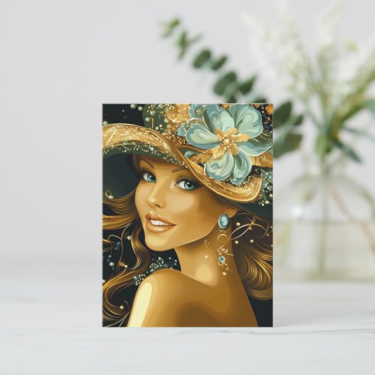 CARTE POSTALE COUTURE D'ÉPARGNE #1 (Debout devant)