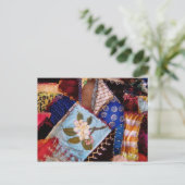 Carte Postale Couture - Patchwork - courtepointe de grand-mère (Debout devant)