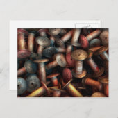 Carte Postale Couture - Poissons (Devant / Derrière)