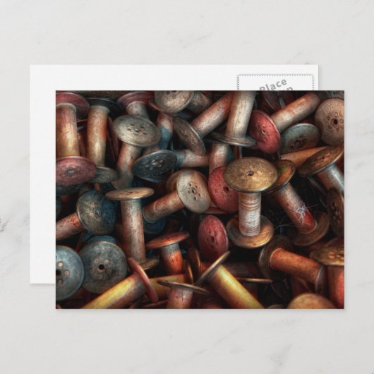 Carte Postale Couture - Poissons (Devant / Derrière)