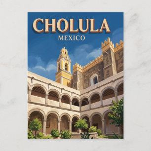 Carte Postale Couvent de San Gabriel à Cholula au Mexique