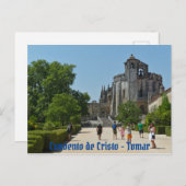 Carte Postale Couvent du Christ à Tomar. Portugal (Devant / Derrière)