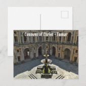 Carte Postale Couvent du Christ à Tomar. Portugal (Devant / Derrière)