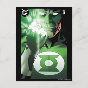 Carte Postale Couvercle rapproché de la lanterne verte