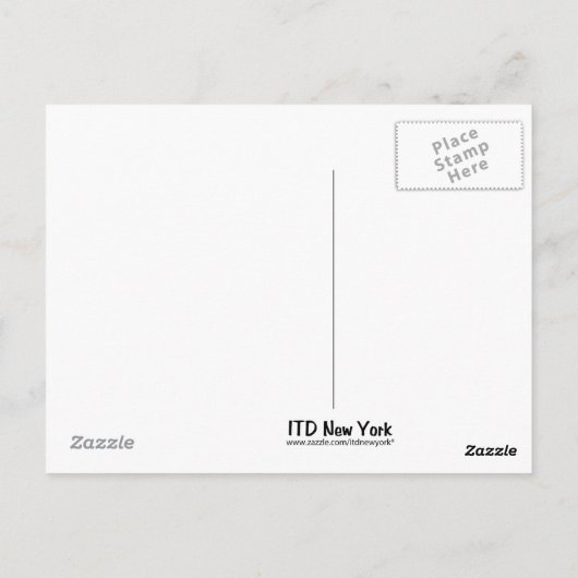 Carte Postale Couvercles de regards NYC (Dos)