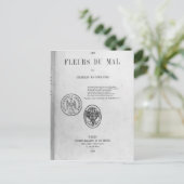 Carte Postale Couverture avant, première édition de 'Les Fleurs  (Debout devant)