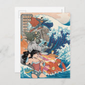 Carte Postale Couverture comique de la Ligue de Justice #15 Vari (Devant / Derrière)