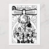 Carte Postale Couverture comique de trois lanternes vertes, (Devant)