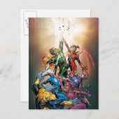 Carte Postale Couverture de Blackest Night (Devant / Derrière)