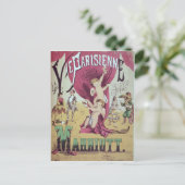 Carte Postale Couverture de la feuille de partition 'La Vie Pari (Debout devant)