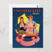 Carte Postale Couverture de la feuille de théâtre Knickerbocker (Devant / Derrière)