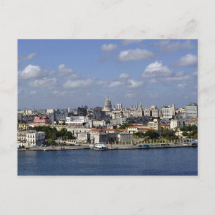 Carte Postale Couverture de la ville de La Havane Cuba Bâtiments