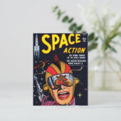 Carte Postale Couverture de livre de bande dessinée de science-f (Debout devant)