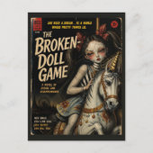 Carte Postale Couverture de livre d'horreur de fantasy Broken Do (Devant)