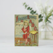 Carte Postale Couverture de livre pour enfants ABC de comptines (Debout devant)