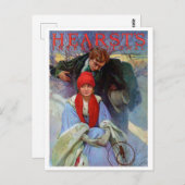 Carte Postale Couverture de magazine, Alphonse Mucha (Devant / Derrière)