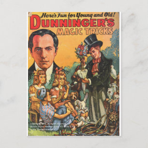 CARTE POSTALE COUVERTURE DE MAGAZINE DE POULET DUNNINGER