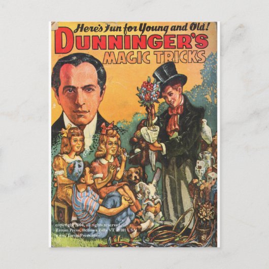 CARTE POSTALE COUVERTURE DE MAGAZINE DE POULET DUNNINGER (Devant)