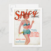 Carte Postale Couverture de magazine épicé (Devant / Derrière)