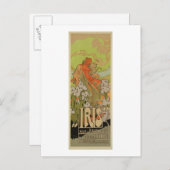 Carte Postale Couverture de Score et Libretto de l'opéra 'Iris', (Devant / Derrière)