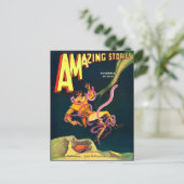 Carte Postale Couverture du livre vintage Sci Fi (Debout devant)