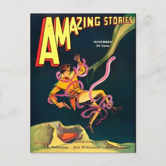 Carte Postale Couverture du livre vintage Sci Fi (Devant)