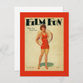 Carte Postale Couverture du Magazine Film Fun 2 (Devant / Derrière)