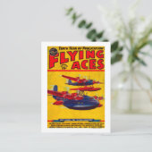Carte Postale Couverture du magazine Flying Aces (Debout devant)