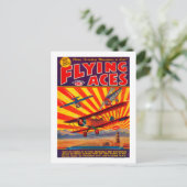 Carte Postale Couverture du magazine Flying Aces 2 (Debout devant)