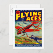 Carte Postale Couverture du magazine Flying Aces 3 (Devant / Derrière)