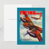 Carte Postale Couverture du magazine Flying Aces 5 (Devant / Derrière)