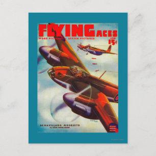 Carte Postale Couverture du magazine Flying Aces 5