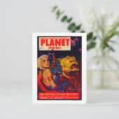 Carte Postale Couverture du magazine Planet Stories (Debout devant)