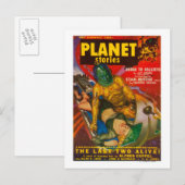 Carte Postale Couverture du magazine Planet Stories 6 (Devant / Derrière)