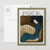 Carte Postale Couverture du magazine Puck 1911 (Devant / Derrière)