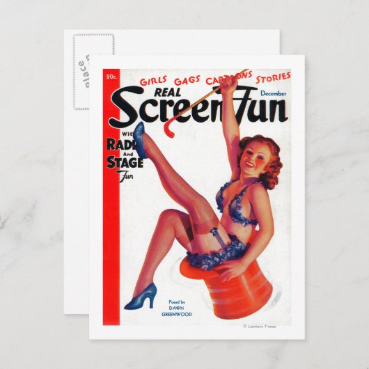 Carte Postale Couverture du magazine Real Screen Fun 2 (Devant / Derrière)