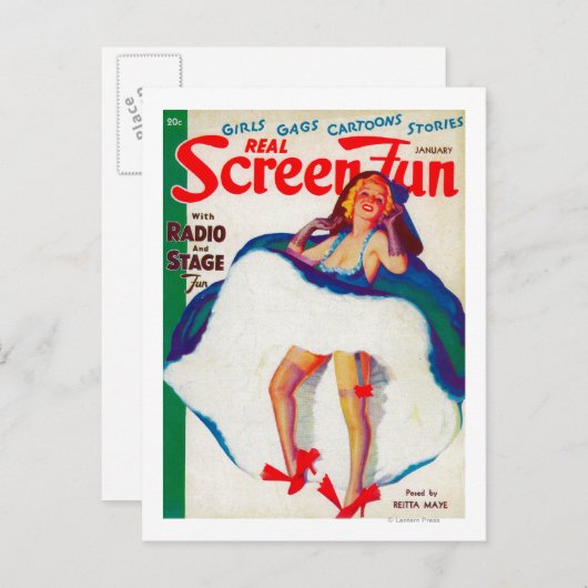 Carte Postale Couverture du magazine Real Screen Fun 3 (Devant / Derrière)