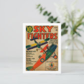 Carte Postale Couverture du magazine Sky Fighters (Debout devant)