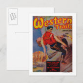 Carte Postale Couverture du magazine Western Trails 3 (Devant / Derrière)