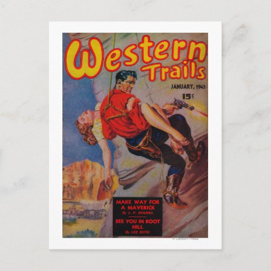 Carte Postale Couverture du magazine Western Trails 3 (Devant)