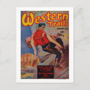 Carte Postale Couverture du magazine Western Trails 3