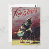 Carte Postale Couverture, Lisez-Moi, Spectacle de cirque (Devant / Derrière)