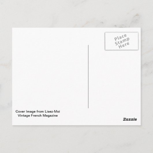 Carte Postale Couverture, Lisez-Moi, Spectacle de cirque (Dos)