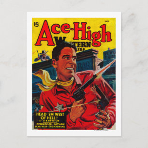 Carte Postale Couverture Magazine Ace High 3