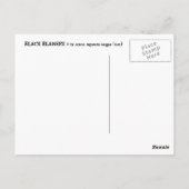 Carte Postale Couverture noire 3 (Dos)